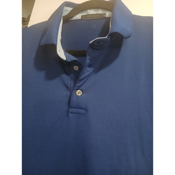 Greyson Other - Greyson Golf Stretch Polyester Solid Polo Shirt Navy Blue Men's Medium